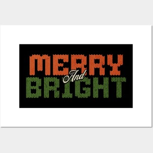 Merry and Bright Posters and Art